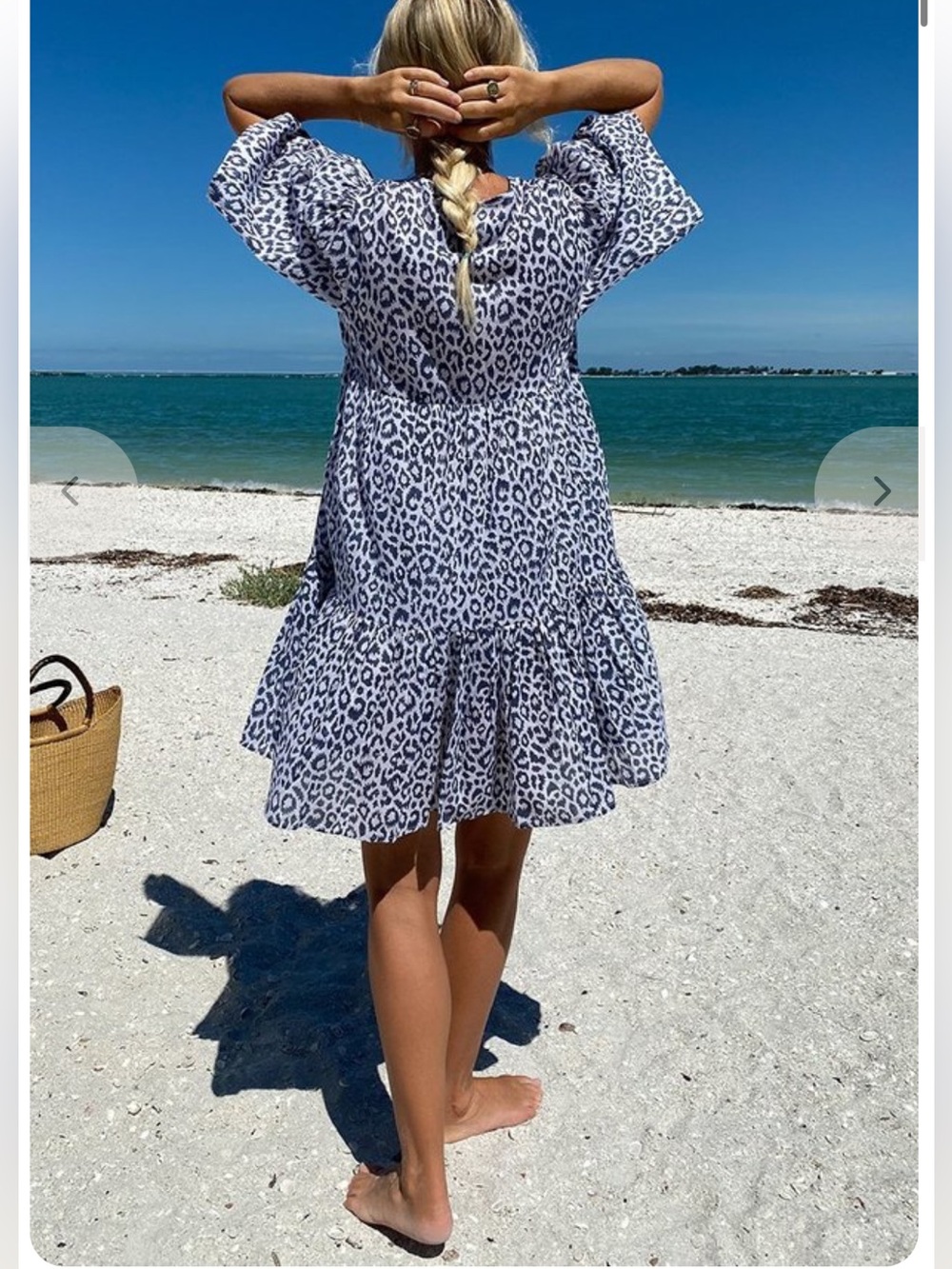 Emerson Fry India Collection Isla Leopard Print Dress